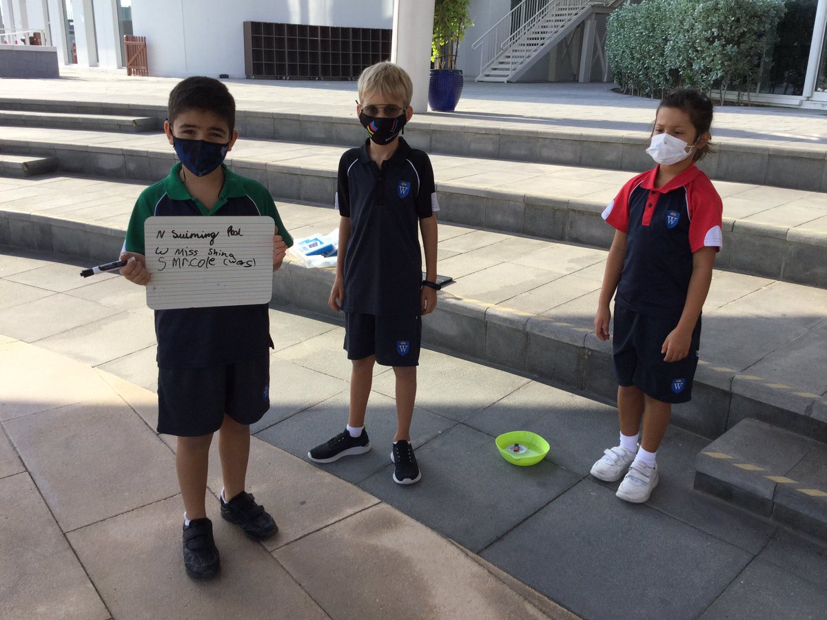 Year3_WEK's tweet photo. This term we have been exploring magnets. Class 3A created a compass and used it to find landmarks around the school. #Wekscience https://t.co/3m4FRtj24V