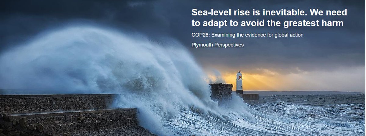 Sea-level rise is inevitable. We need to adapt to avoid the greatest harm: plymouth.ac.uk/news/pr-opinio…