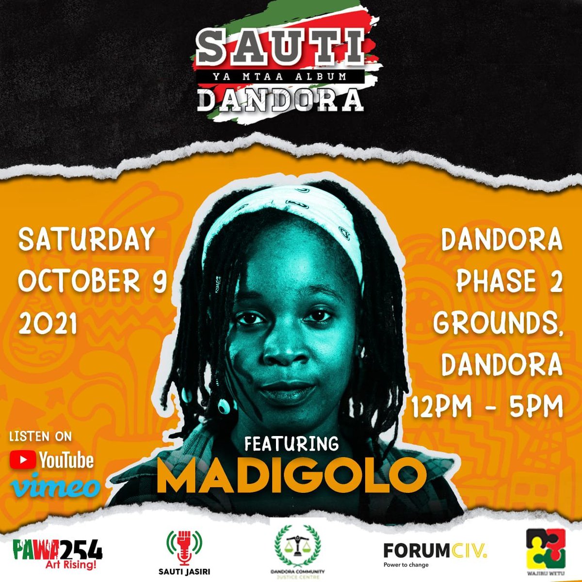 PrivateKenyan's tweet photo. The Album was shot and production done in Dandora by @DandoraHHC  as one way of supporting local talents, entrepreneurship &amp; officially launched at @DandoraJustice grounds. https://t.co/cxtGVqvXzP