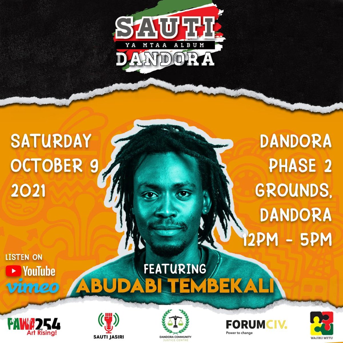 PrivateKenyan's tweet photo. The Album was shot and production done in Dandora by @DandoraHHC  as one way of supporting local talents, entrepreneurship &amp; officially launched at @DandoraJustice grounds. https://t.co/cxtGVqvXzP