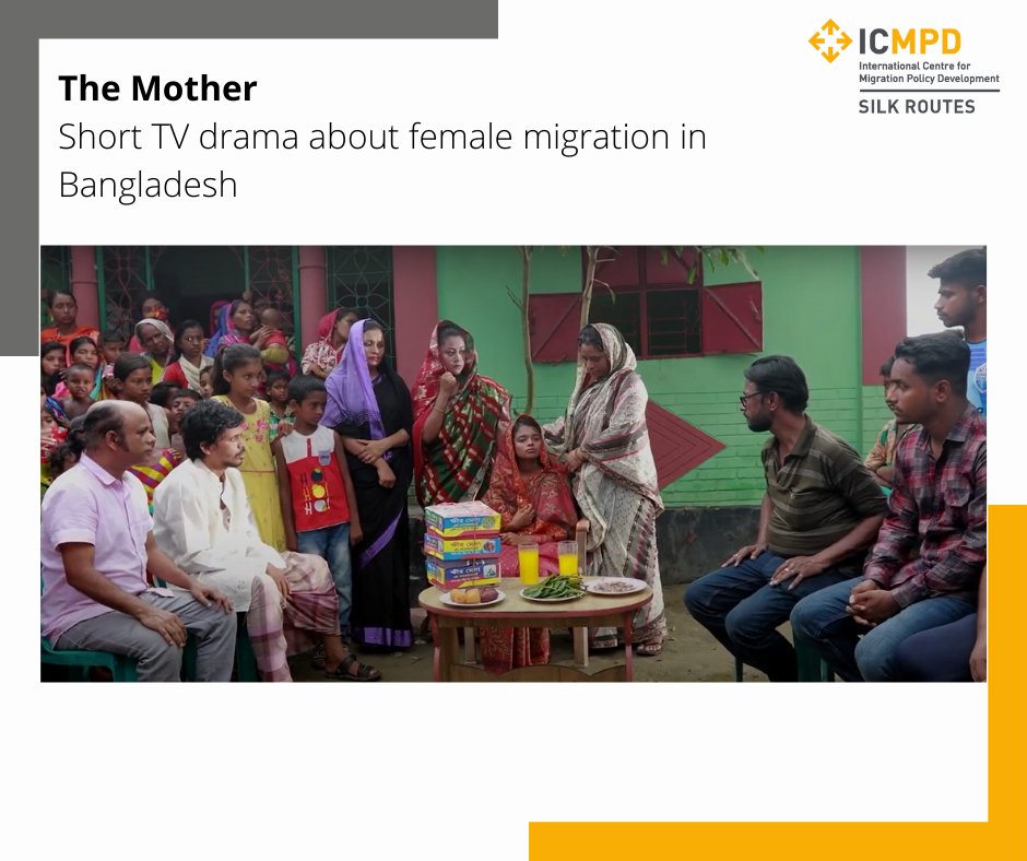 BudapestProcess's tweet photo. Check out this TV drama on the drivers for #femalemigration in #Bangladesh and the stigma attached 🇧🇩
More⬇️
https://t.co/3AlrJARJEq
Funded by the #EuropeanUnion 🇪🇺through the Silk Routes Facility implemented by @ICMPD
#SilkRoutes #MigrationManagement https://t.co/0HR0ZE3d38
