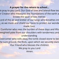 Jenniedragonfly's tweet photo. As we begin school again. Lets us be safe, and enjoy the term. This is our prayer for us all. @GonerbyC @Little_Gonerby @National_Junior @isaacnewtonsch @BeltonLane @BelmontGrantham @WGPrimaryAcad @AllingtonWSPS @Marston_Thorold @StSebastiansPr1 @cliffedale_sch @lincolndbe https://t.co/1EZQIrMzJe