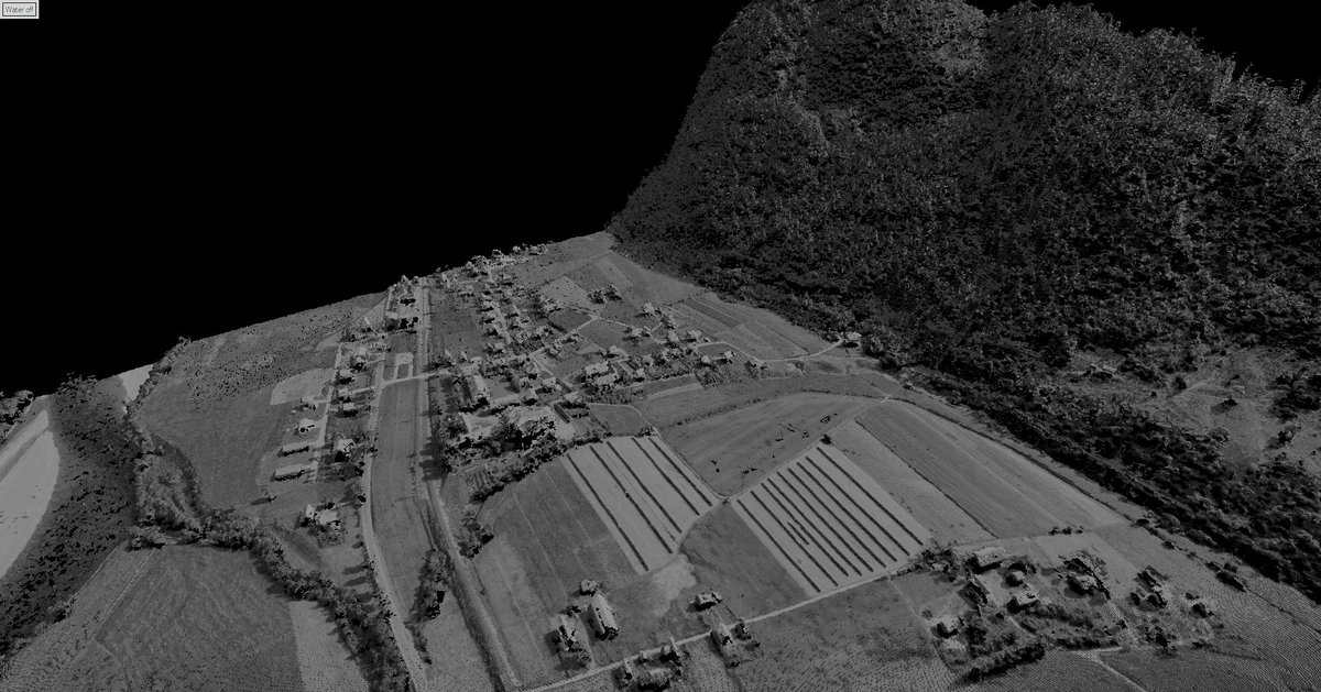 Day1: Points - On July 13th 1965 hay was drying on long lines in Orkdal, Norway.
Visualized by pointclouds created from historical aerial imagery 
#30DayMapChallenge @tjukanov @BlomNorway