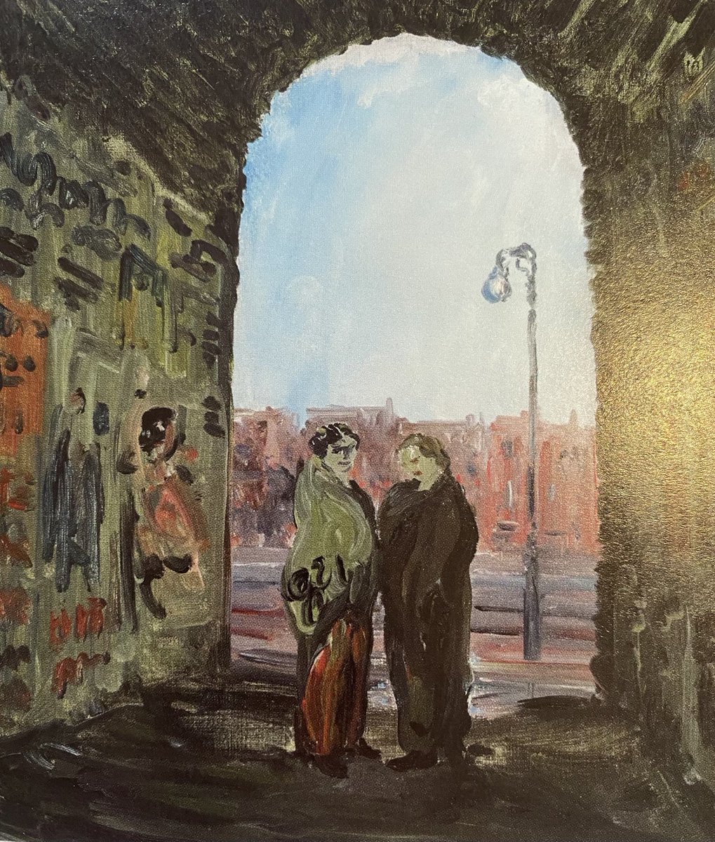 CharlieFlanagan's tweet photo. Campaigners for the retention of the historic Merchant’s Arch at Temple Bar, Dublin make a good case. The elegant archway featured in the ‘Wandering Rocks’ episode of Joyce’s Ulysses. Jack B Yeats sketched this gem in 1923. It’s an important landmark. 
Let it be ! #MerchantsArch https://t.co/HscK7X93Ms