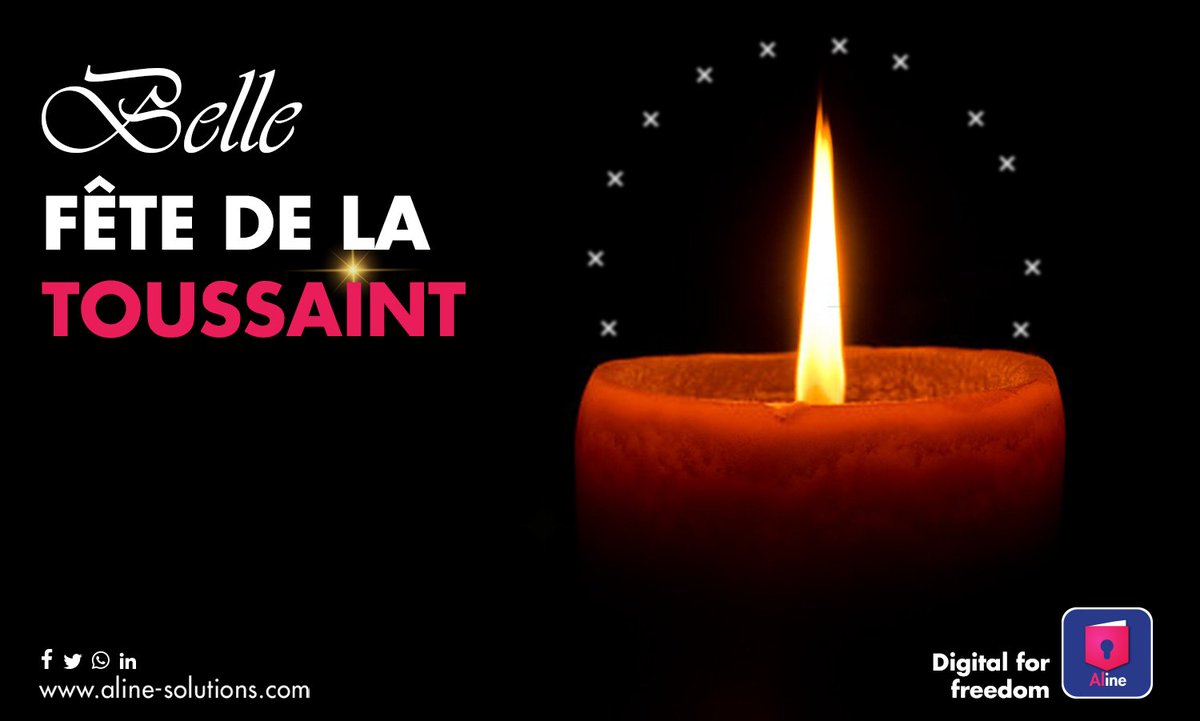 Aline_civ's tweet photo. Aline vous souhaite une bonne fête de la Toussaint
Télécharge #Aline maintenant :
Sur Google Play :https://t.co/yaavAJ1IB2
Sur IOS : https://t.co/E3LzfkE4I4
Toutes les infos sur https://t.co/kjM4m0si6r
#Yapasmonnaie #Aline
#Digital4Freedom https://t.co/NlkNWWCUDT