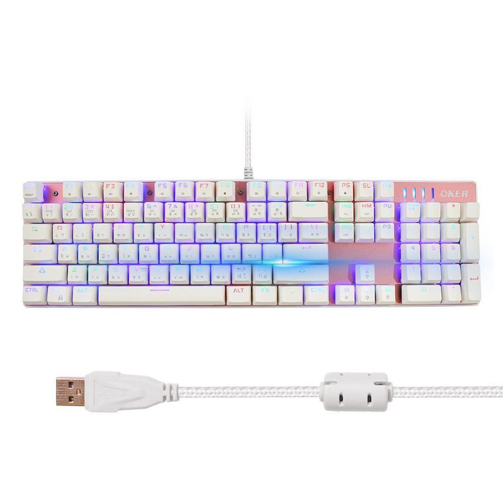 ComputerVgl's tweet photo. OKER K84 RGB Gaming Keyboard Mechanical Blue Switch คีย์บอร์ดเกมมิ่งบลูสวิตท์ ปุ่มแมคคานิคอล
ราคา 1,090 บาท

สนใจแอดไลน์ ID : @vglcomputer หรือ ☎️0614915536 หรือติดต่อได้ที่ Shop ทุกสาขาค่ะ
#คีย์บอร์ด #oker #คีย์บอร์ด https://t.co/pa9abxpUe8