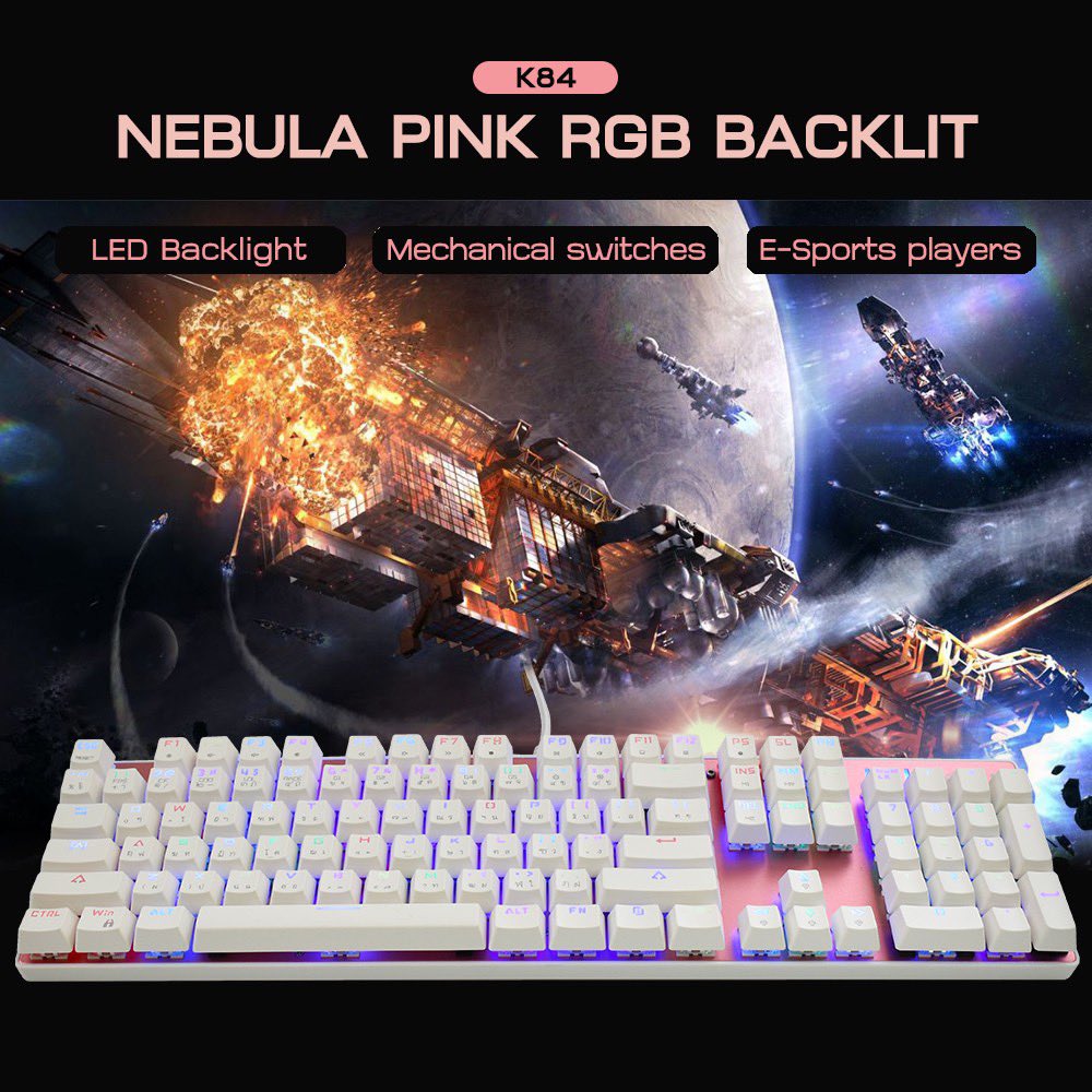 ComputerVgl's tweet photo. OKER K84 RGB Gaming Keyboard Mechanical Blue Switch คีย์บอร์ดเกมมิ่งบลูสวิตท์ ปุ่มแมคคานิคอล
ราคา 1,090 บาท

สนใจแอดไลน์ ID : @vglcomputer หรือ ☎️0614915536 หรือติดต่อได้ที่ Shop ทุกสาขาค่ะ
#คีย์บอร์ด #oker #คีย์บอร์ด https://t.co/pa9abxpUe8