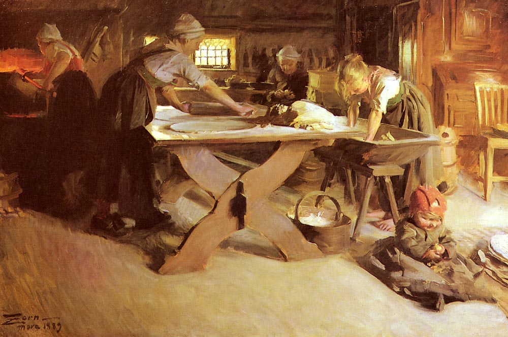 artistzorn's tweet photo. Baking the Bread, 1889 #anderszorn #realism https://t.co/2oZx2zYHk9