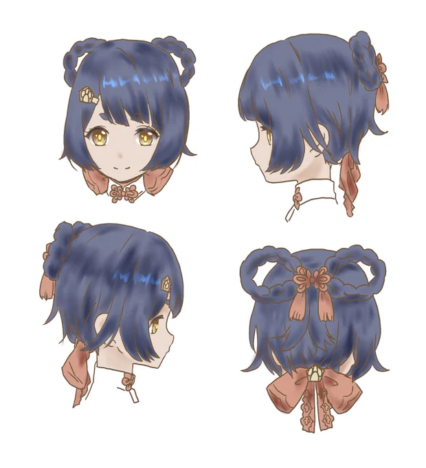 明日のために、香菱ちゃんの公式画を穴が開くほど見て描きました
髪に携わる職なので結い方とかが気になって気になってしょうがない(職業病)

協議の末、「香菱ちゃんは可愛い」という結果になりました。
さぁ、ファンアートを描くんだぁ……(*'Д`*)
#香菱 