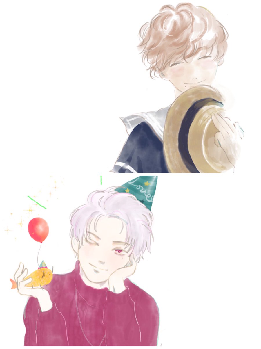 hynswtk's tweet photo. ほぼ描きませんが
この1年で描いたもろもろ

(3枚目はシャーペン落書き肌色多めご注意)

#ﾊﾅ楽書き https://t.co/UfrN2Q4dAR
