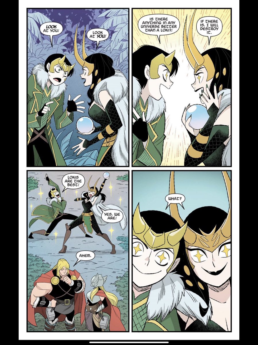 Reading Thor & Loki: Double Trouble and came upon this most beautiful of pages. https://t.co/R0O4HVDC7b
