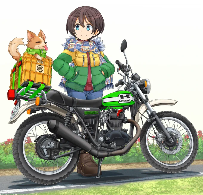 #いい単気筒の日
オンロードでもオフロードでもシングルのバイクは大好物ですねぇ! 