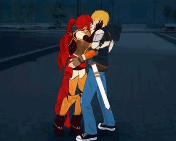 TragicPairOTD's tweet photo. Today's first tragic pair of the day is Jaune Arc and Pyrrha Nikos from RWBY ! https://t.co/56Mtfmseq1