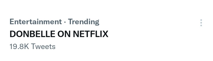 TeamDBBubblies's tweet photo. Look who's trending ☺️

DONBELLE ON NETFLIX
#DonBelle 
#HesIntoHerOnNetflix https://t.co/Ys2woownsc