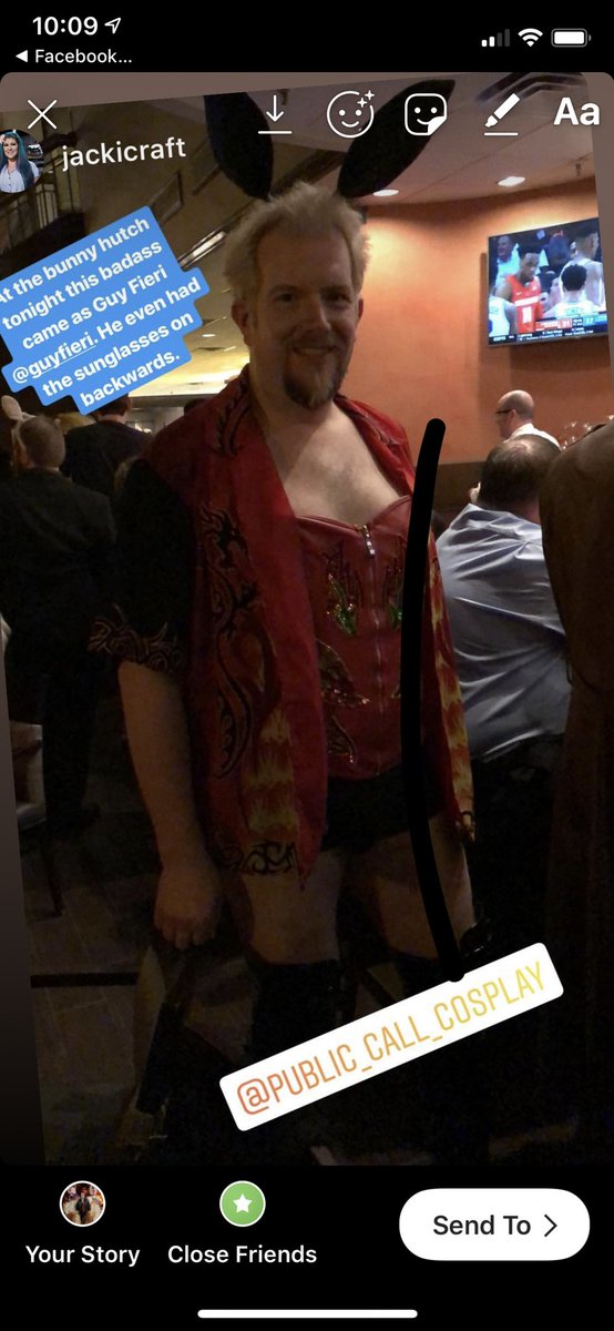PublicCallCos's tweet photo. @flavortown @GuyFieri It’s my “sexy Guy Fieri”… playboy bunny version. This may not be the Flavortown that you were looking for. https://t.co/KDEUUuxbvw