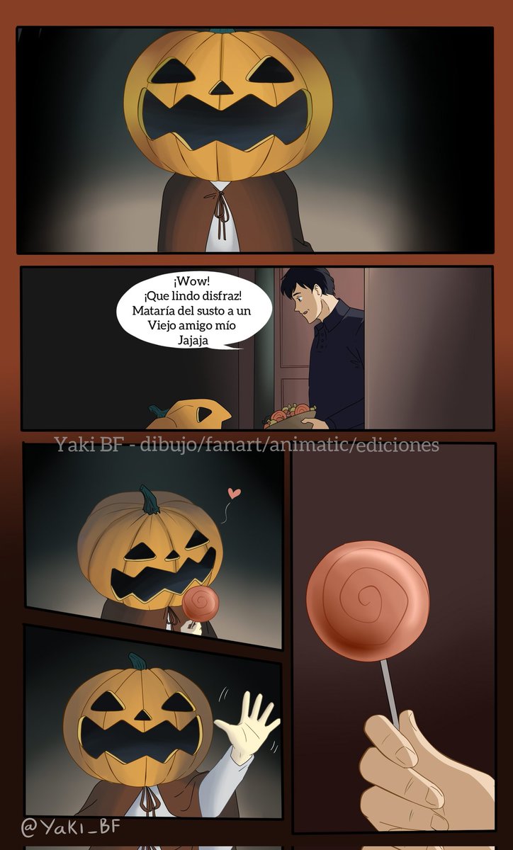 Yaki_BF's tweet photo. Nuevo cómic por #Halloween ¡Espero que les guste! 
#BananaFish #AshLynx #EijiOkumura https://t.co/WDWvXgV24L