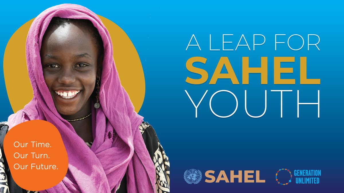 UNDPWACA's tweet image. Unveiling a new vision for the Sahel! This #AfricaYouthDay, we’re proud to join the official launch of #GenUnlimitedSahel — a new ambitious initiative to upskill young people &amp;amp; work with them to build forward an #UnlimitedSahel🌍

More 👉 bit.ly/3jOowUm
