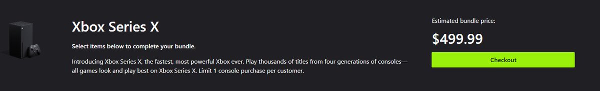Wario64's tweet photo. Xbox Series X up at MS Store https://t.co/HX5OKUBUkq #ad 

if you can even buy it https://t.co/XyYdsdFhCP