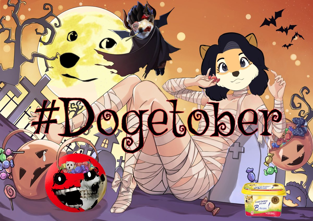 Oonabot's tweet photo. @Dogepalooza ππ#HallowMemeBASH #Dogepalooza #Dogetober #Dogeween #Dogecoin #dogearmyMEMEdiv ππ https://t.co/1yAjXXgf9e