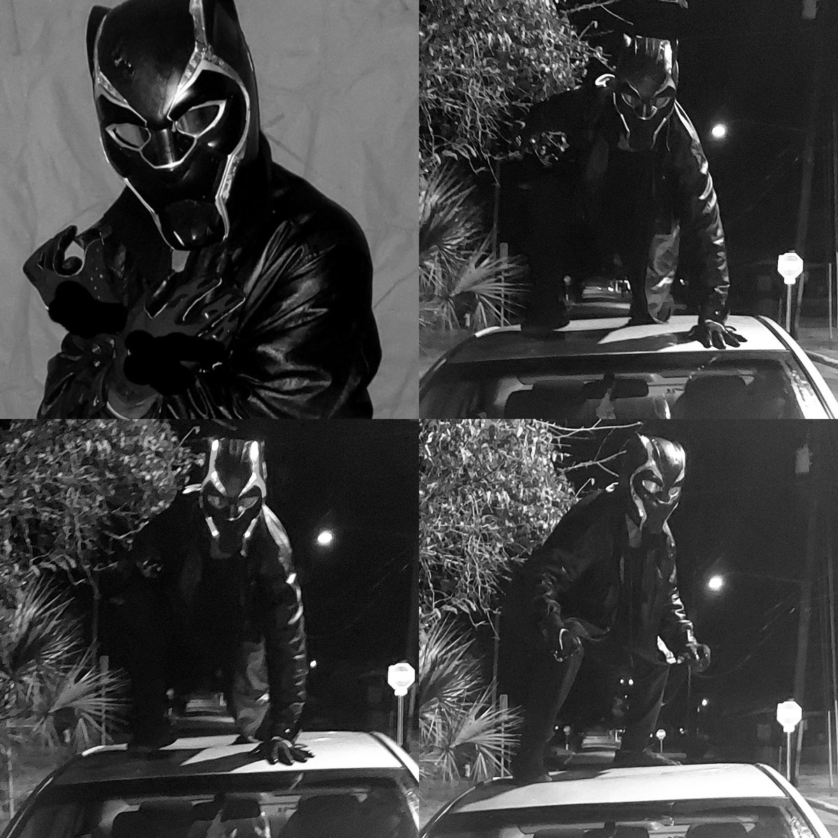 TheoButler04's tweet photo. So I'm in town visting my friend Matt and he asks "Hey can you look out for a night while I kick it with Elecktra?" What was a brutha supposed to say, "No?"
#iasijswiththeob #daredevil #marvelcomics #blackpanther #hellskitchennyc #theob https://t.co/VC1obWue5N