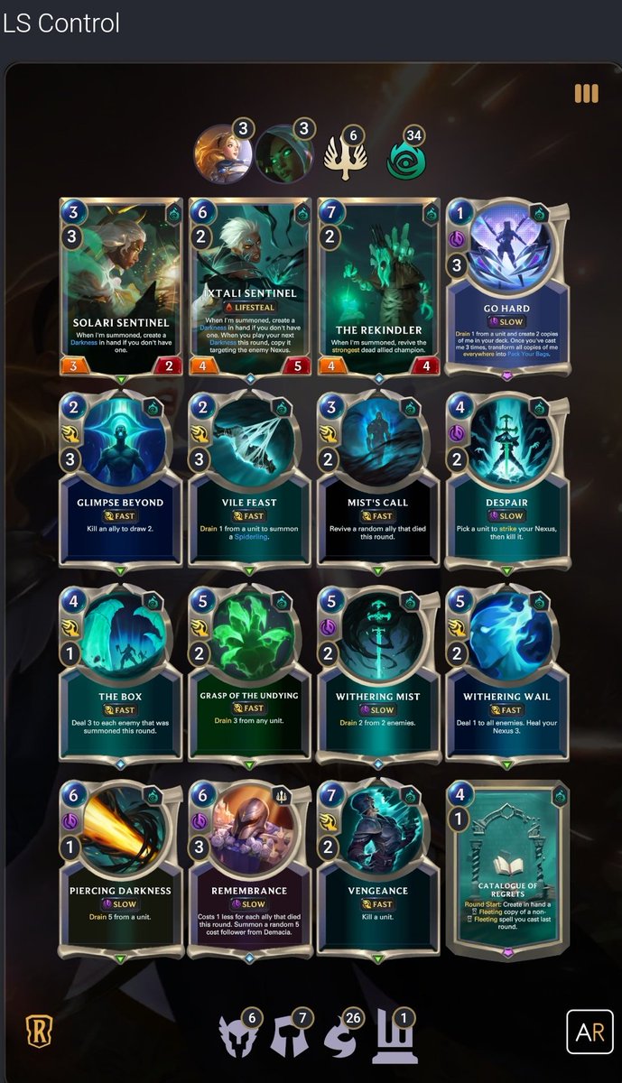 humbkalt's tweet photo. Good News!
Got the prime glory with these decks :3 And yeah, this time Lux Senna was able to shine! 😎
You can check my profile at @Runeterra_ar for deck codes. Let me know if they worked for you or had troubles with them :)

https://t.co/rnwN3qA5iS https://t.co/WgEOsusbht