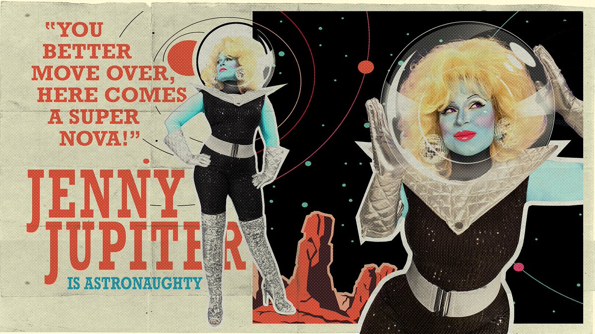 thedallashowell's tweet photo. @JunoBirch You were the makeup inspo for my latest creation. Turned @JenWesthoven into a real interstellar babe. #astronaughty https://t.co/2g6Tej4c71