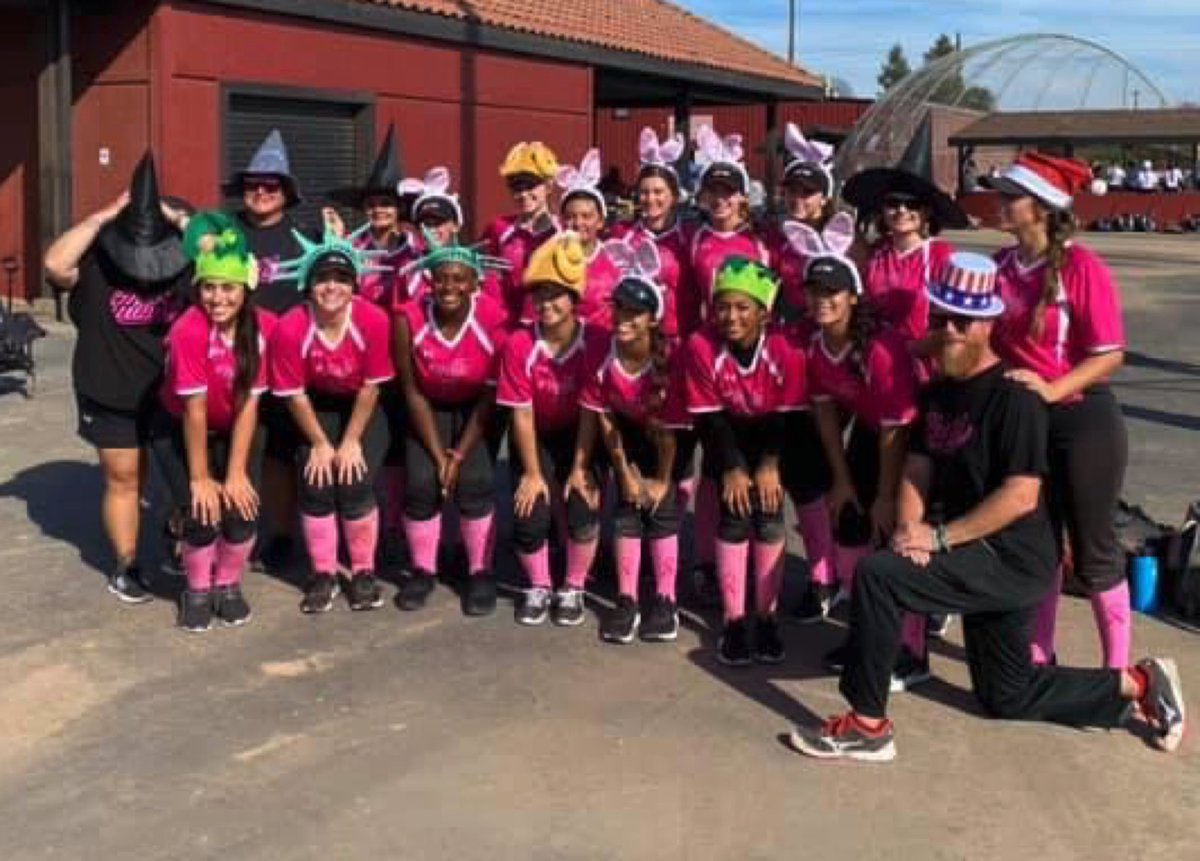 KaitlynBosques's tweet photo. Proud to be a member of this team! @lhustle18g went 6-0 and took home the gold ๐ฅ this weekend in the #1stto3rd Nor Calโs Finest tournament (Modesto, CA). This is our second win this month! #inOctoberwewearpink ๐ #softballlife #LadyHustleFastpitch ๐ฅ https://t.co/Pu26S18rGf