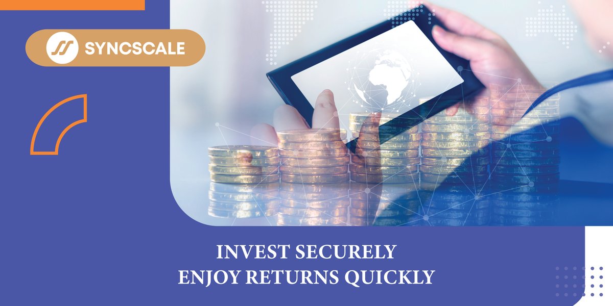 SYNCSCALE's tweet photo. SyncScale is where you can invest your digital assets and cryptocurrency safely. 

How it works: https://t.co/jrrwYiFd0B 

#SyncScale #DigitalAssetsManagement #CryptoAssets #crypocurrency #cryptotrading  #cryptoinvestment #cryptotrading #cryptonews #exchange #cryptoexchange https://t.co/qqM3ha9OEE