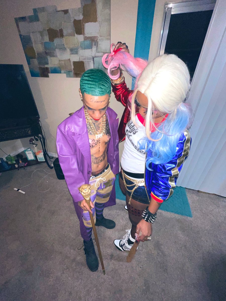 theDuragGawdd's tweet photo. Iβm gonna let yβall finish but #JayMeka won #Halloween 2k21 π
#HarleyQuinn #Joker π
#SuicideSquad πΏ
#NailedIt π¦ΎβοΈ #WeWon π https://t.co/9xfWrysMnK