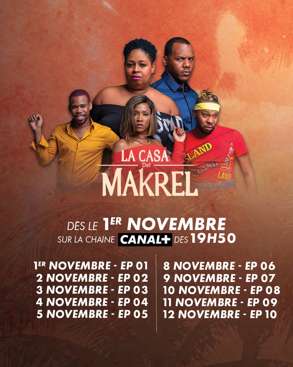 SpidyKpstr's tweet photo. kijanwtwouvey Heureux de vous annoncer que La CASA
DEL MAKREL - SAISON 2 sera disponible dès le 1er
Novembre sur la chaîne @canalplus
Prépare tes popcorns pour le Makrélage https://t.co/fHlxx6n29b