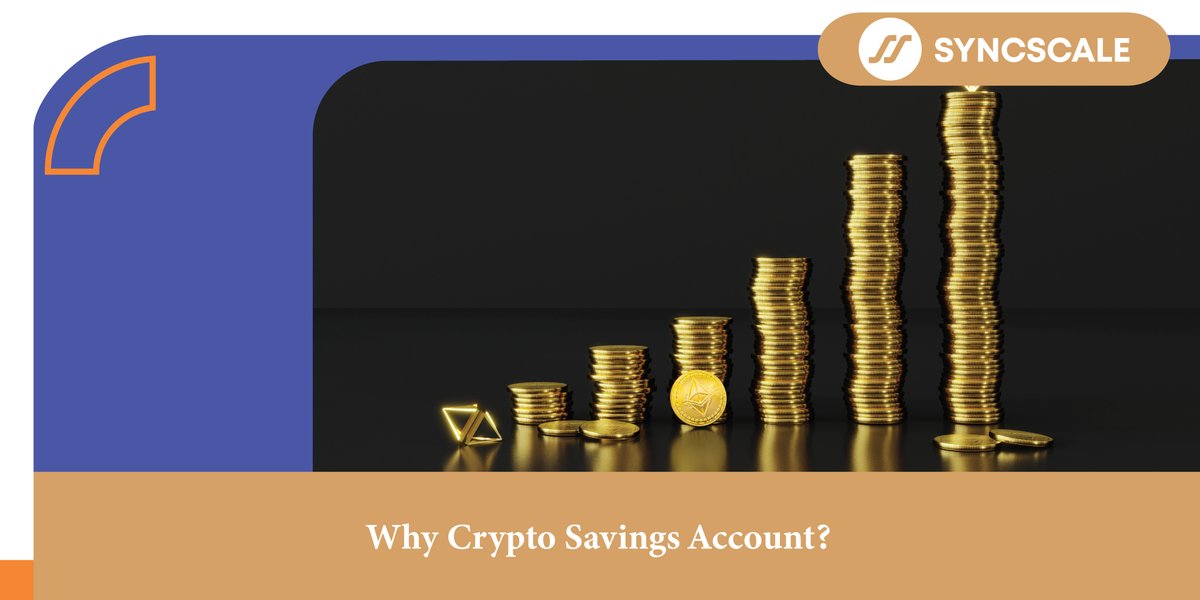 SYNCSCALE's tweet photo. Why do you need a Crypto Savings Account?
A cryptocurrency savings account gives you access to the cryptocurrency market while allowing you to earn much 𝒉𝒊𝒈𝒉𝒆𝒓 𝒊𝒏𝒕𝒆𝒓𝒆𝒔𝒕 𝒓𝒂𝒕𝒆𝒔 than a conventional bank account.

Deposite your crypto today: https://t.co/jrrwYiFd0B https://t.co/ied6b5bc1O