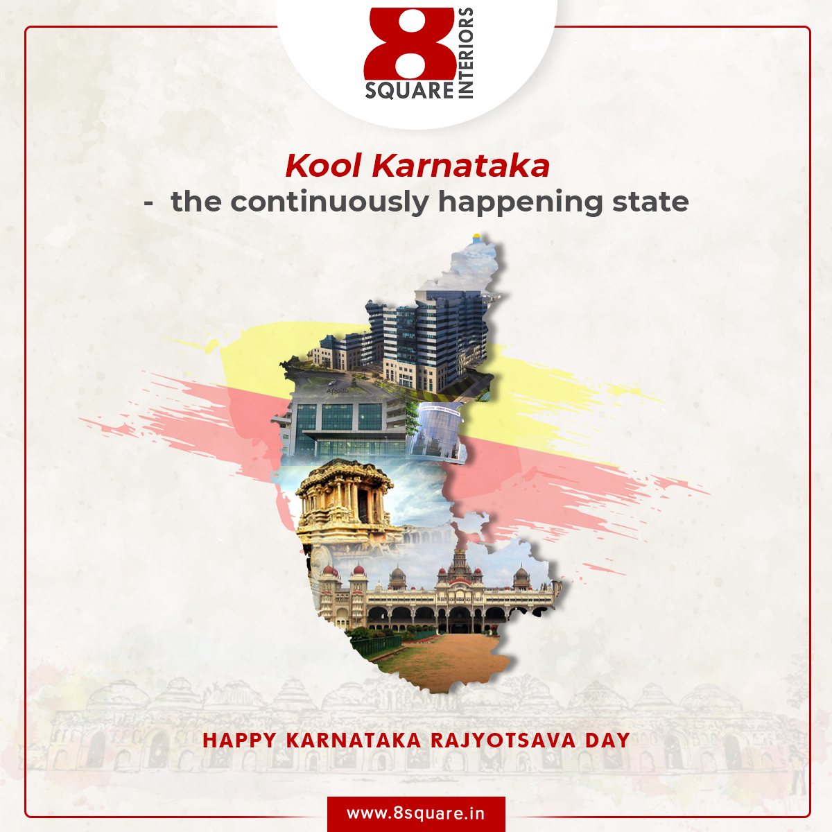 8squareblr's tweet photo. What doesn’t Karnataka have? It is on par with the world’s progress in all aspects. IT, technology, healthcare, education, entertainment, science, commerce…it has advanced in all vital areas. 
#KarnatakaRajyotsava #nammakarnataka #Karnataka #kannadarajyotsava #karunaadu https://t.co/4vzdMHzxSx