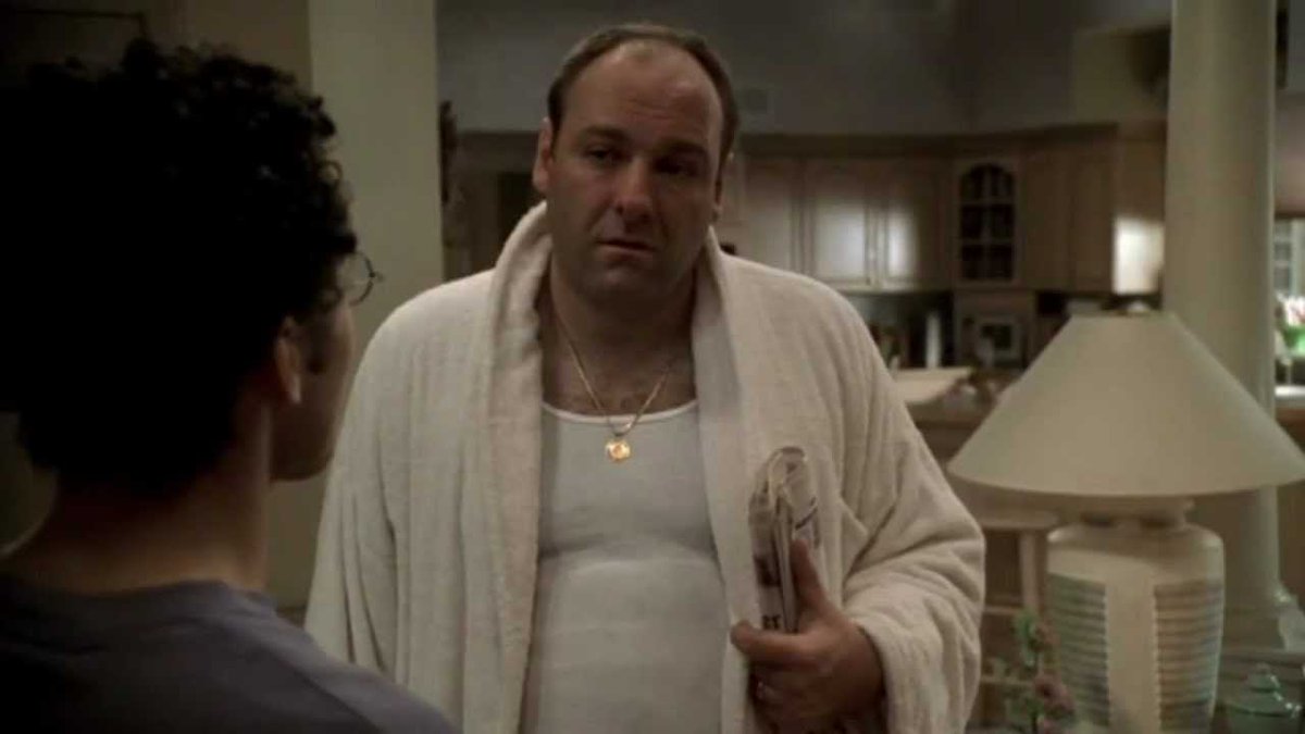 nrorart's tweet photo. We work in waste management consulting 🤌🔫
#TheSopranos @HBO https://t.co/PqZH3HvfKv
