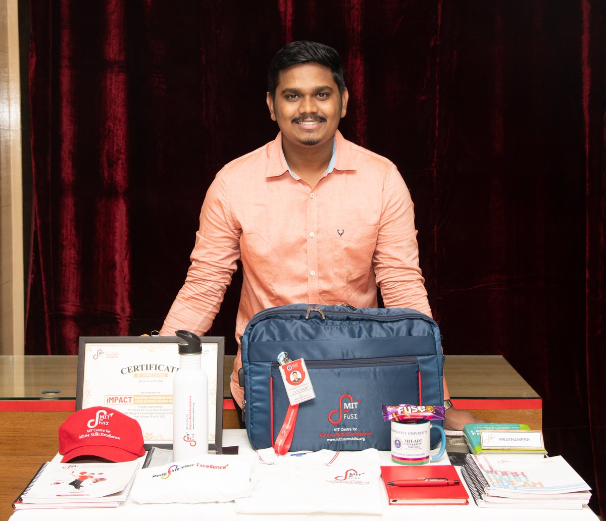 mitfutureskills's tweet photo. #Congratulations 💐
Welcome, Prathamesh Ingole to the PG Diploma Batch 2021-22 of MIT Centre for Future Skills Excellence, MIT ADT University.
Wishing you all the best and plenty of success in your new curriculum! 🚀
#success #university #future #MITFUSE #MITFutureSkills #MITADT https://t.co/nGAflPRhRU