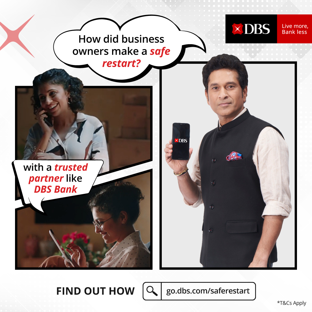 DBSBankIndia's tweet photo. The right banking partner can catalyze your business growth. Partner with @DBSBankIndia for a safe restart.

Tap the link to see how our intuitive, intelligent banking solutions can help you bounce back, even after tough times.

Know more: https://t.co/JI9DhSw2Un

#SafeRestart https://t.co/G9gMdTy89M