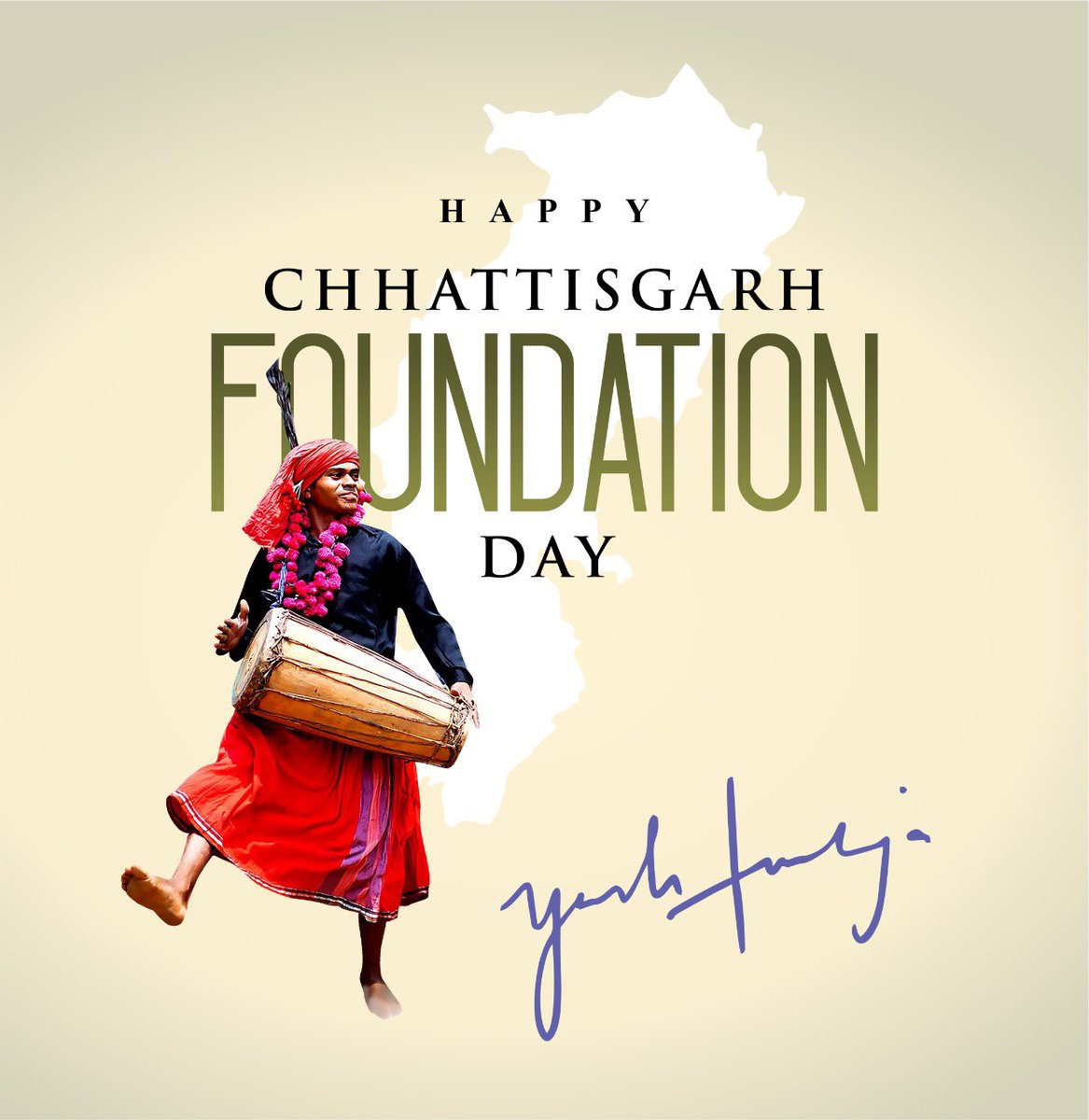 Yashtuteja1's tweet photo. On Our State Foundation Day, Warm Greetings and Best Wishes to the People of Chhattisgarh. May the State Scale Newer Heights of Development in the Years to Come. Happy Chhattisgarh Day 2021. https://t.co/4gPtMkNCs7