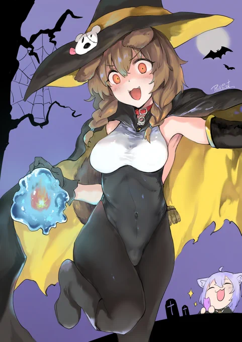 Trick or Treat!🎃
#絵かゆ #できたてころね 