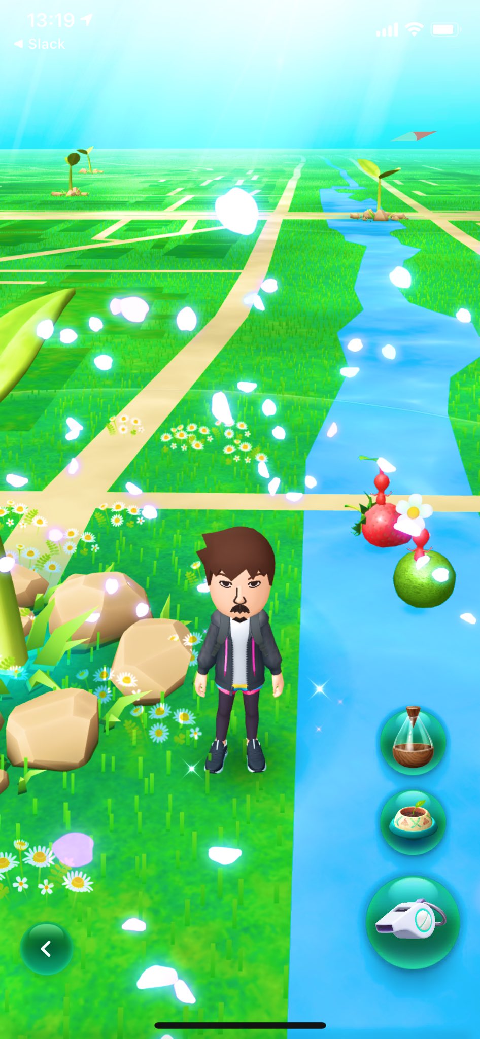 Dr Shirai Hakase Metaverse R D Director Reality 歩いて 花を咲かせる というuxは楽しいし より幅広いユーザにピクミンのメタバースが伝わる感じします 技術的にはingressのxmを回収する技術と逆で ひたすら足跡を残していき みんなでスキップする