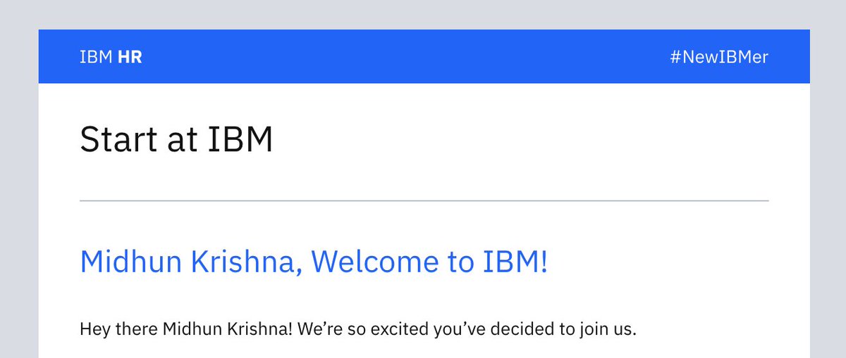 Midhunkrishna__'s tweet image. Its now official ✌🏻✌🏻 
#IBMer @IBM @IBMDeveloper @IBMNews @ibm_in