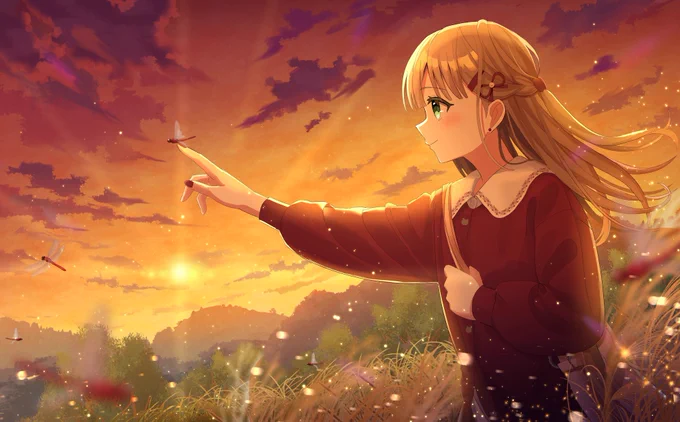 夕焼け #オリジナル 