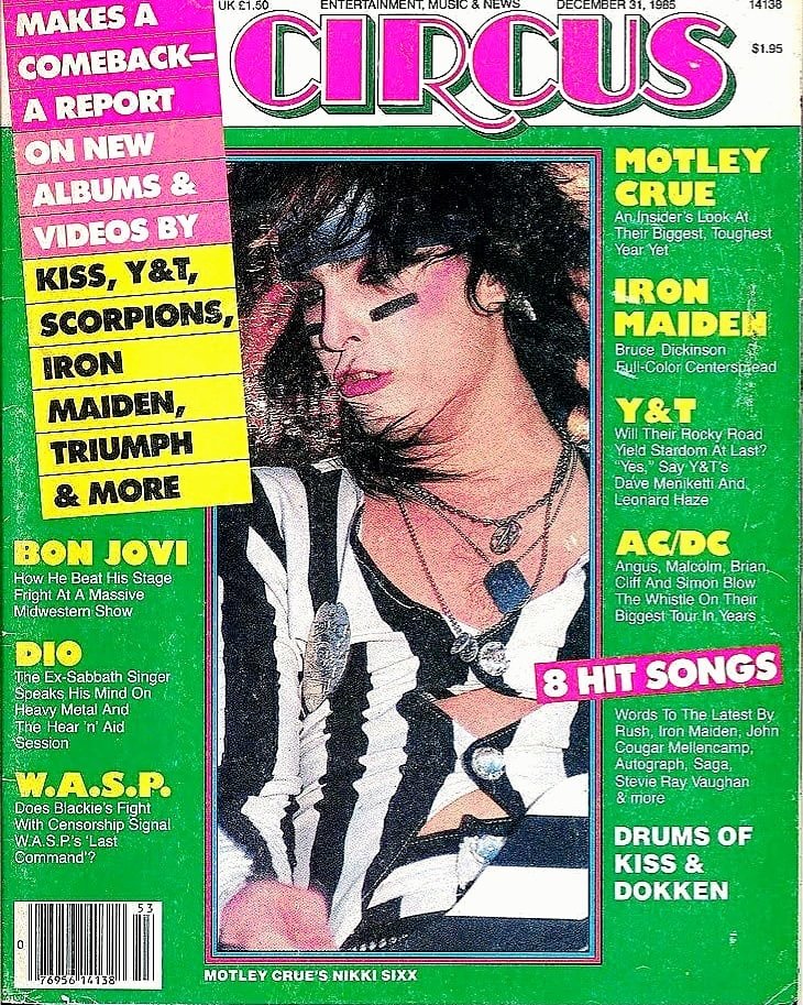magazine_circus's tweet photo. https://t.co/V4edKuqA36 
#BREAKING: #NIKKISIXX to begin training for #MOTLEYCRUE 2022 The Stadium Tour, December.
#CircusMagazine Authorized Official Website by #GeraldRothberg founder editor-publisher  Est 1966. #Vintage #Circus #rockandroll #rock #music Dec 31 1986 #edition https://t.co/BweGHslVUg
