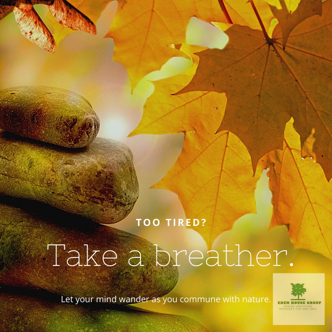 EdenHalfwayHse's tweet photo. If the weekend didn't do it for you, it's okay to take a break. DM for more details #corporatetraining
#WeDoRecover #mentalhealthmatters #stressmanagement #meditation #relapseprevention #leadership #workplacewellness #selfcarematters #beachrecovery #shortterminterventions https://t.co/mQGCq7wXyS