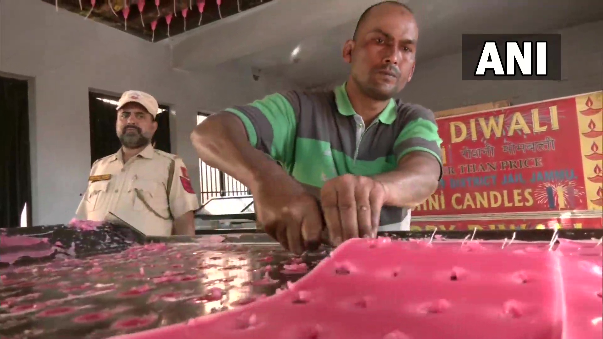 ANI on Twitter "Inmates of District Jail Jammu make candles in