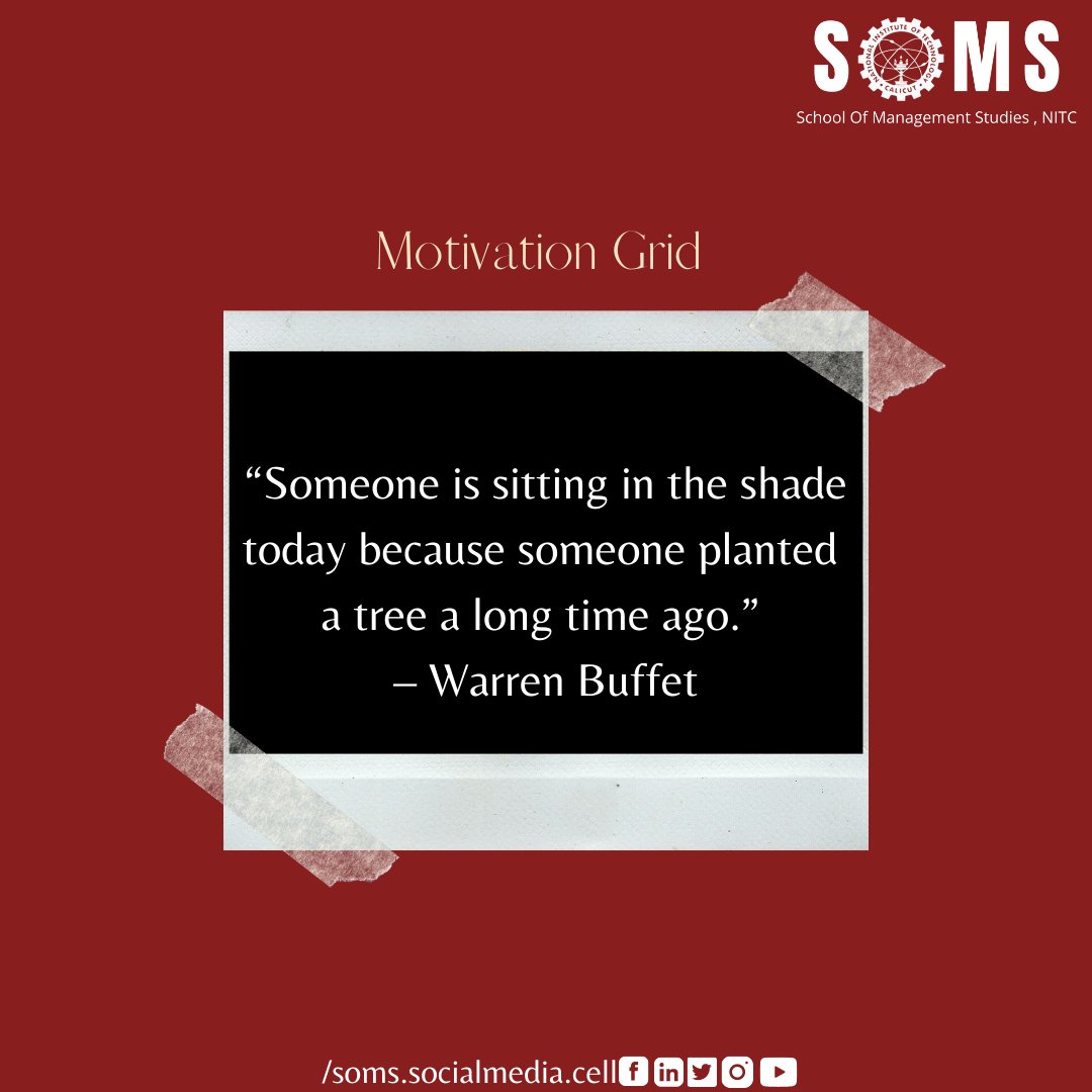 Somsnitcalicut's tweet photo. Are you in need of some Monday motivation?
Well, now beat your Monday blues with #motivationgrid !
#beatingblues #motivationgrid #nitcsoms #soms #nit #grow #evolve #motivation #campus #trending #mba #management https://t.co/QuTvicitwT
