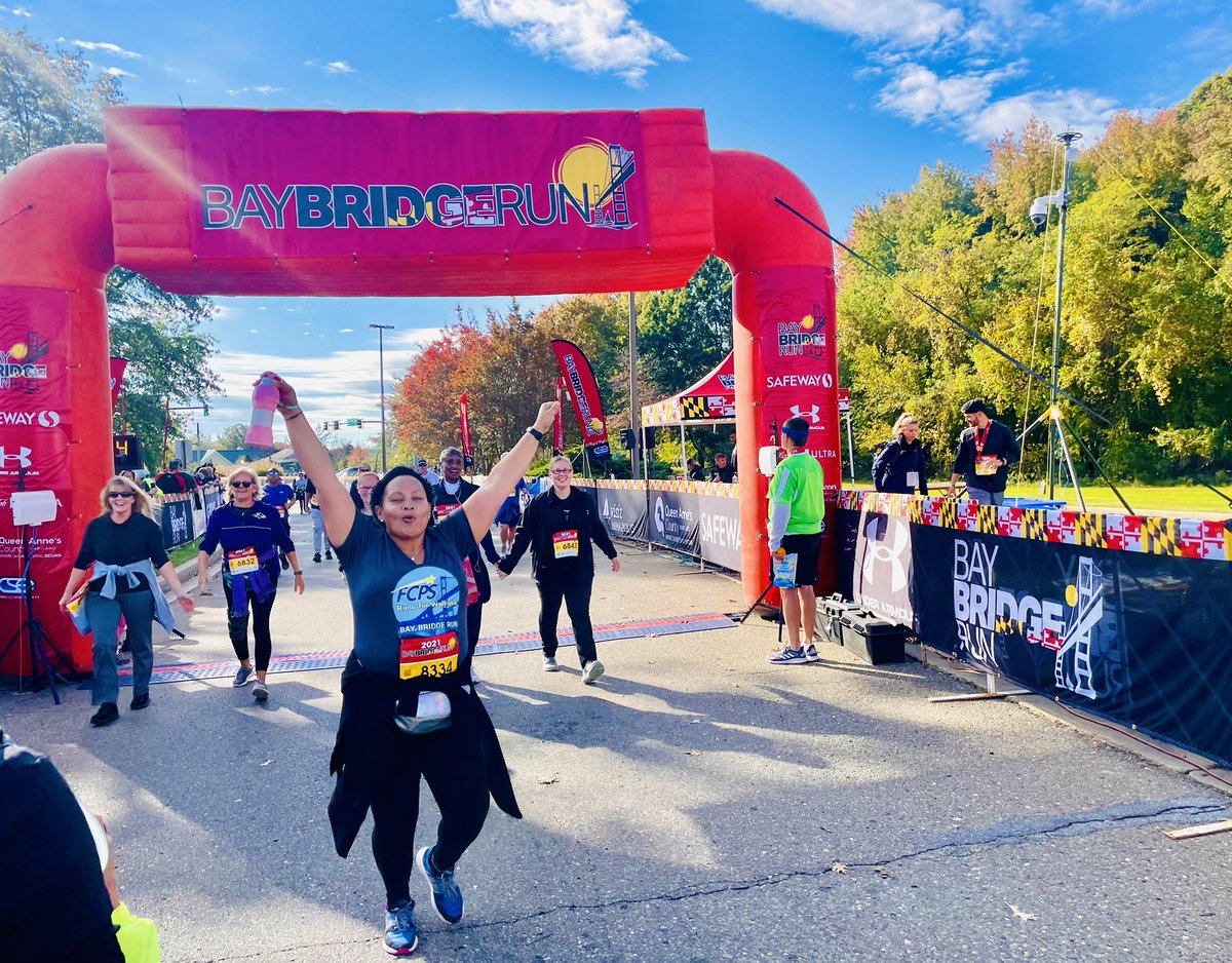 FCPSMDWellness's tweet photo. Beautiful morning for our @FCPSMaryland team participating at The Bay Bridge Run! #FCPSRunForWellness #FCPSWellness https://t.co/np1R2kY3TQ