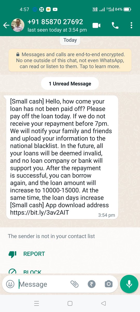 Sanjoy08530018's tweet photo. This Chains app #Smallcash frequently message & treating me. Is this not breach of cyber law? I want @CIDWestBengal @RBI @nbfc_company @DasShaktikanta @nsitharaman @FinMinIndia @calcuttabench @WBPolice to look into this fraud cyber law breaking company. Please stop https://t.co/gCbBqP3sgA