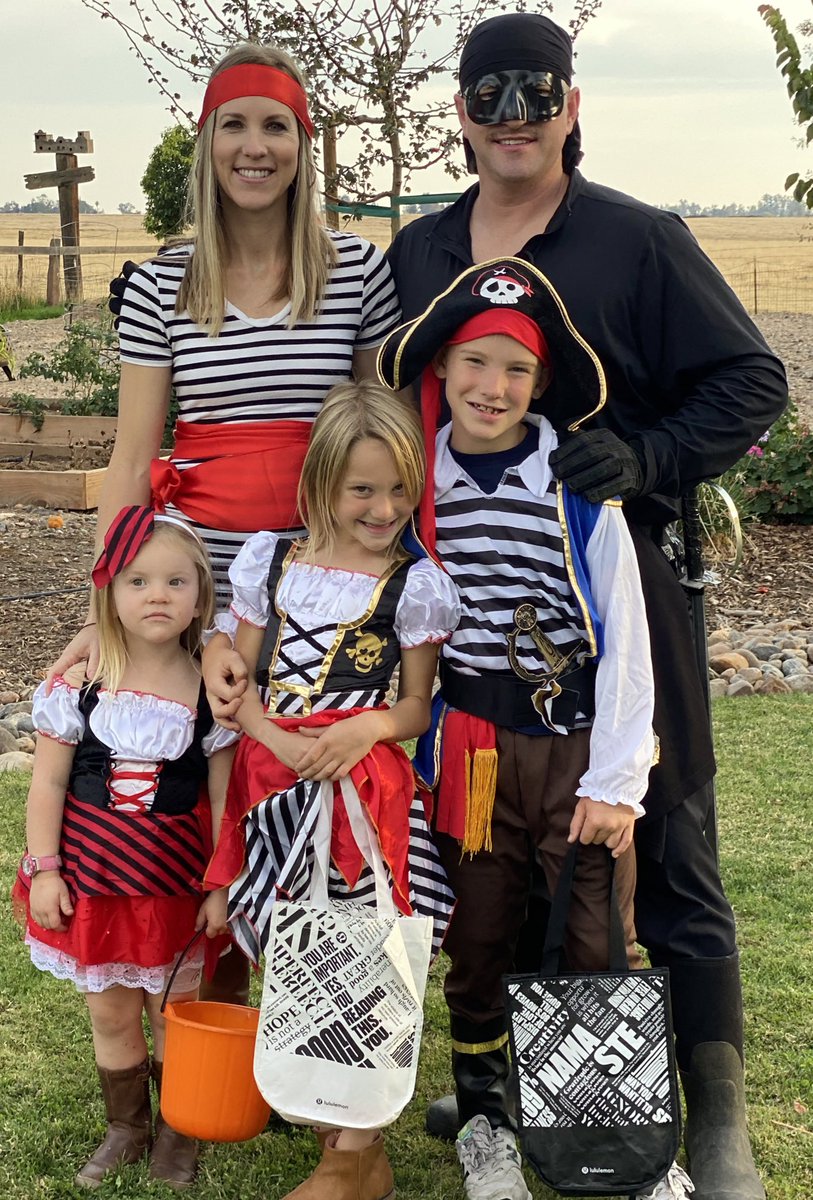 They all wanted to be pirates and I didn't want to be a pirate. But then I thought, "you know what?"