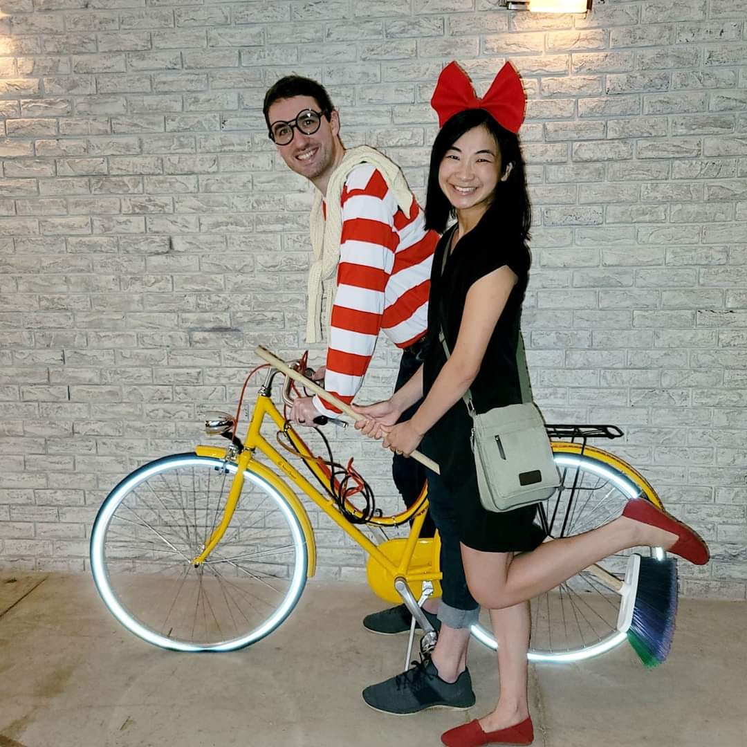 Happy Halloween from Kiki and Tombo!