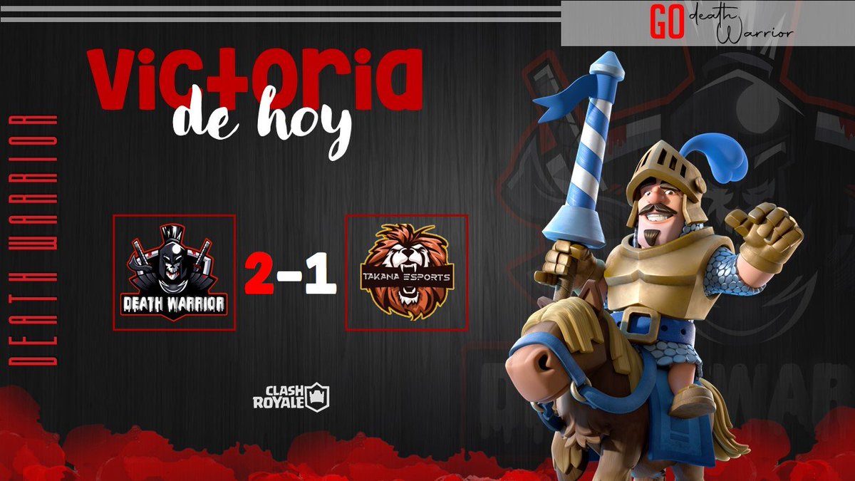 #CR | VICTORIA 

Debutamos en Kapra SuperCup ganándole a un rival ya conocido 🦁, cerrando así la temporada 🔥

🏆 | @KapraEsports_ [J1]
🆚 | <a href="/EsportsTakana/">Takana Esports</a>
🎯 | 2-1 ✅
💀 | <a href="/josefig2003/">SkereisGod🔥</a> 🎖️
💀 | @PedroFe069
💀 | @Fabri13_CRV
💀 | <a href="/Atila14_17/">Atila 14</a>
💀 | <a href="/NStalkercr/">night StalkerCR</a>

#GoDW
🎨 | <a href="/CaveQs/">QS I Cave</a>