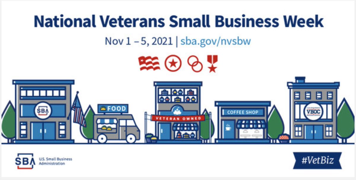 Alignable's tweet photo. Wishing all #veterans a wonderful week. Thanks so much your service &amp; for everything you do for your community. And for those who are not veterans, please support your favorite veteran-owned businesses with some hefty purchases to help boost their recoveries. #onemainstreet https://t.co/NXMpg0Jrj8
